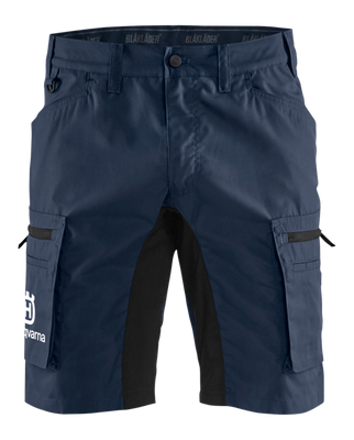 Service shorts with stretch panels dark navy blue 595103609 фото
